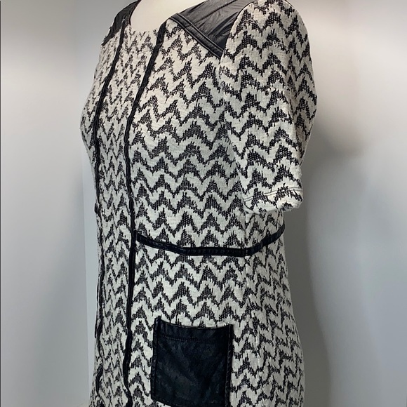 Herringbone “Leather” Sweater Tunic - Picture 5 of 9